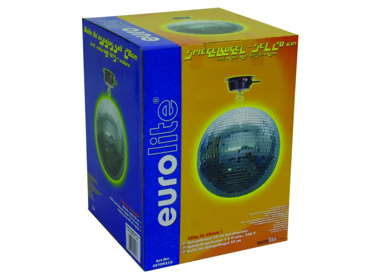 EUROLITE Mirror ball 20cm with MD-1015 motor 
